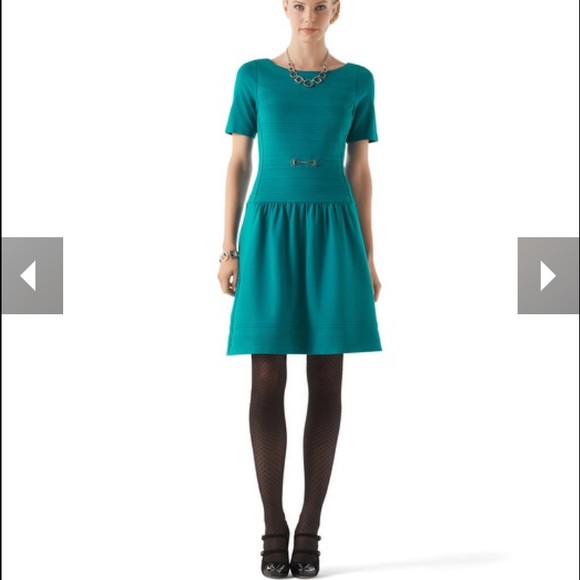 PONTE PINTUCK DRESS