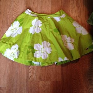 Floral Hollister skirt