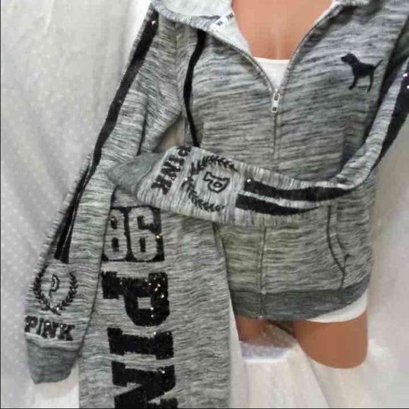 Pink by Victoria's Secret jacket and pants