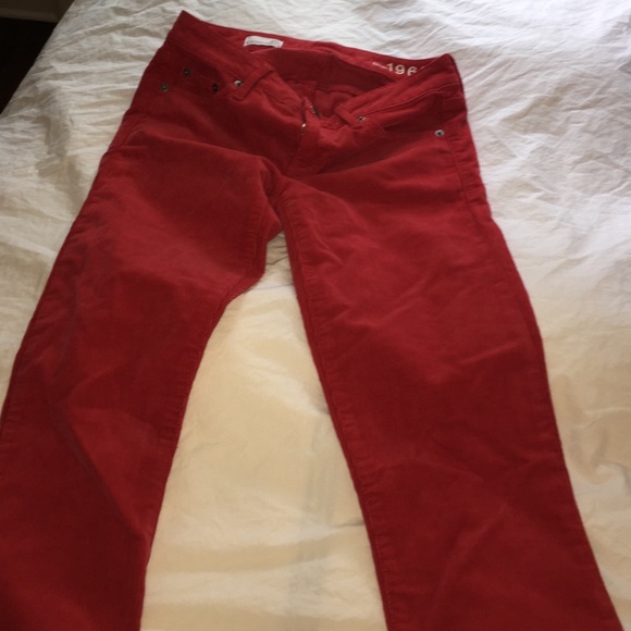 Always skinny GAP 1969 red cords