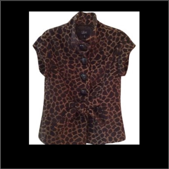 Animal print Vest