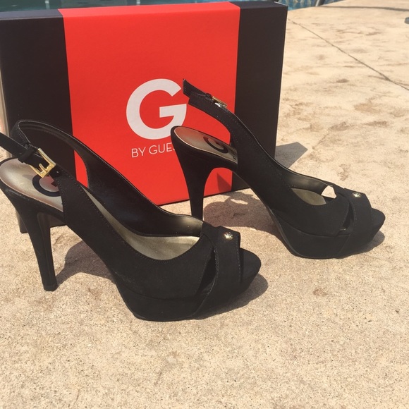 Guess Black Sandal High Heels - Picture 2 of 4