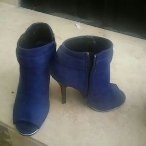 Blue booties