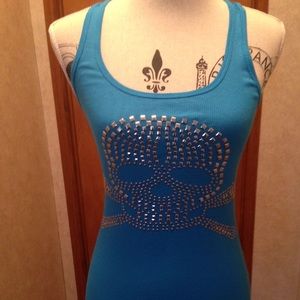 NWOT Women's Boutique  Skull Bling Tank Top ❤️😍💀