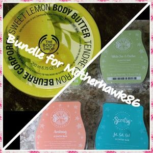 Scentsy Bars and Lemon Body Butter