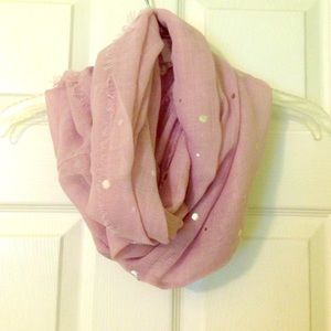 American Eagle polka dot infinity scarf