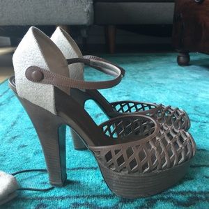 Bottega Veneta Shoes - Bottega Veneta Platform Peep Toe Sandals 37 Bottega Veneta Shoes - Bottega Veneta Platform Peep Toe Sandals 37