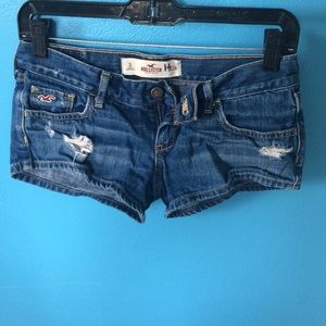 Hollister jean shorts