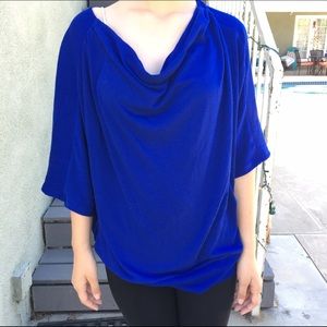 royal blue oversized sweater/tunic