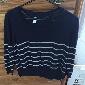 Navy H&M sweater