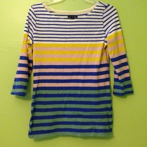 ❌❌sold❌❌ American eagle 3/4 length striped shirt