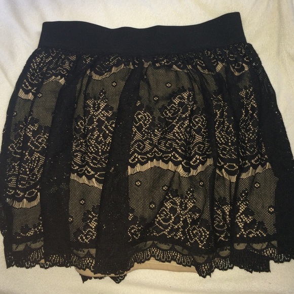 Forever 21 Dresses & Skirts - Black lace skirt from Forever 21. Never worn⚠️