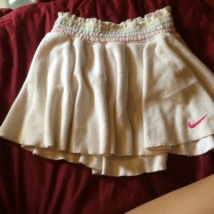 White Nike Sport Skirt