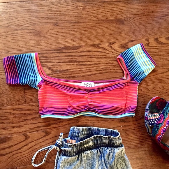 NWOT The Dana Bandeau in Mexican Blanket 🍭 - Picture 2 of 4