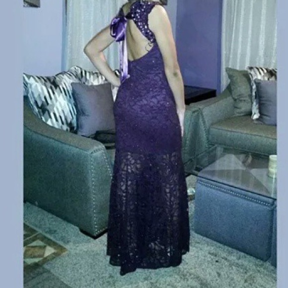 Purple Prom dress/ Evening Gown