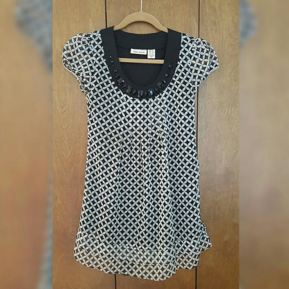 DKNY Printed mini dress