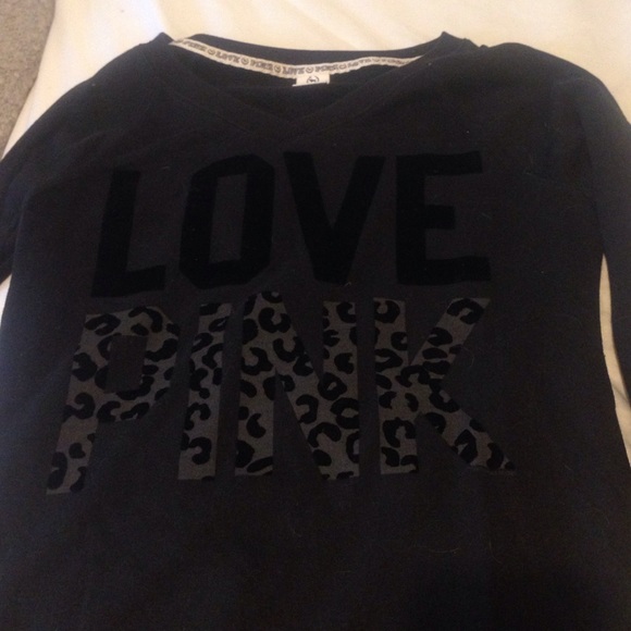 Victorious severely pink vneck sweater