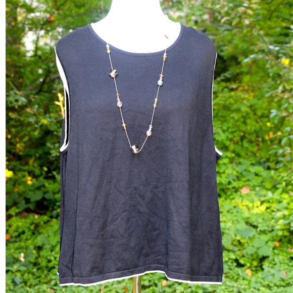 ⬇️Croft and Barrow sweater tank plus size 3x