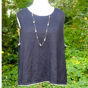 ⬇️Croft and Barrow sweater tank plus size 3x