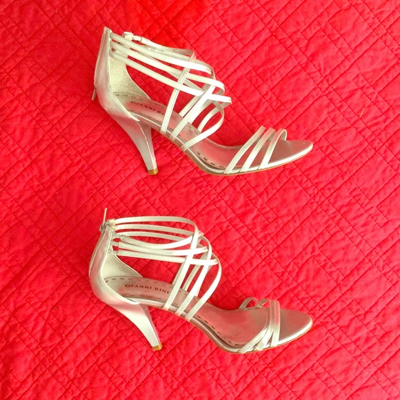 Gianni Bini silver heels