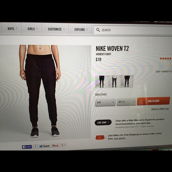 Nike Women's Pants - Picture 1 of 4