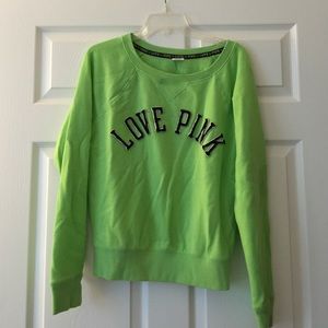 Victoria Secret Pink brand pullover sweatshirt