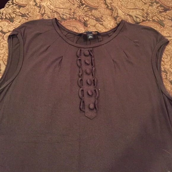 Banana Republic brown sleeveless tee