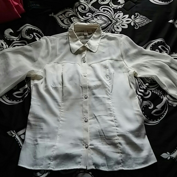Off White Blouse