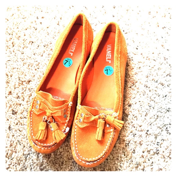 Orange Loafers
