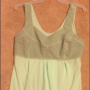 Sea Green Lululemon work out tank