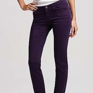 7 for all mankind purple skinny jeans. Size 27