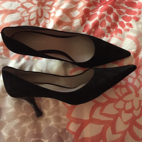 Black leather upper Nine West