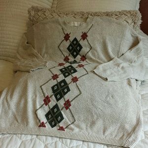 Elizabeth argyle sweater