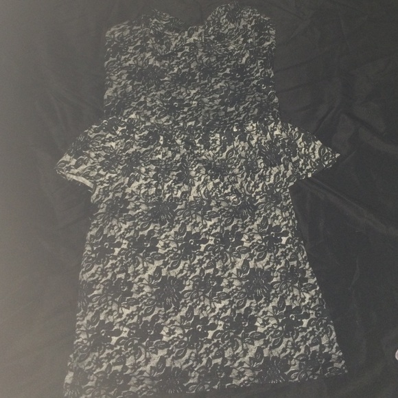 Peplum Material Girl Dress sz M