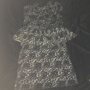 Peplum Material Girl Dress sz M