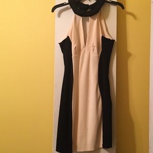 Cream and black Peter Pan collared dress🎩