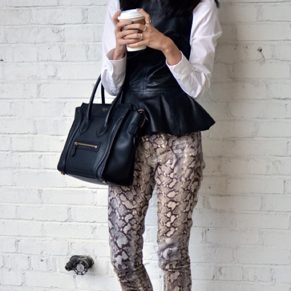 Celine Black Micro Luggage Bag - Picture 3 of 3