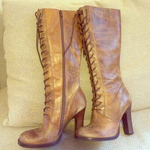 Steve Madden Clapton Brown Leather Boots