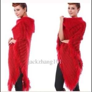 Two poncho ️BUNDLE  (1) red (1) black