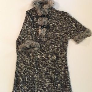 Fun Radzoli Sweater with Real Fur