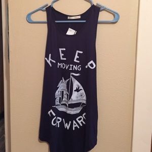 Keep moving forward tank top