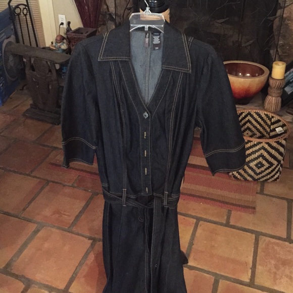 Brand New Jean Belted Jumpsuit XL!