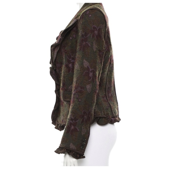 Etro Brown Floral Blazer - Picture 4 of 4