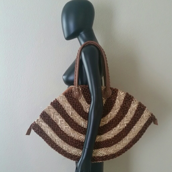 Sun N Sand Woven Straw Tote