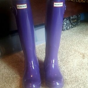 Gorgeous Purple Hunter Rain Boots/Wellies