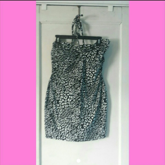 Cheetah print dress