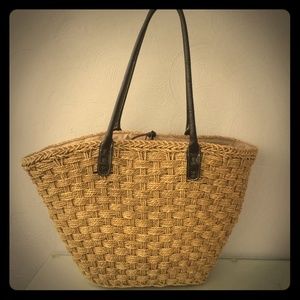 J. Crew Seagrass Beach Tote