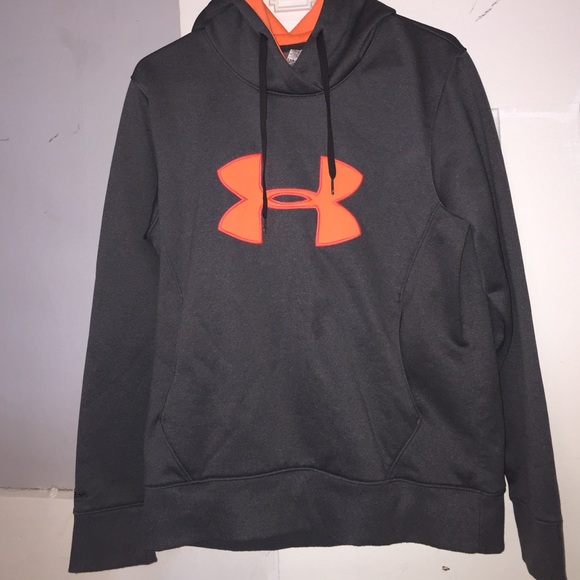 Under Amour orange and grey sweatshirt😍
