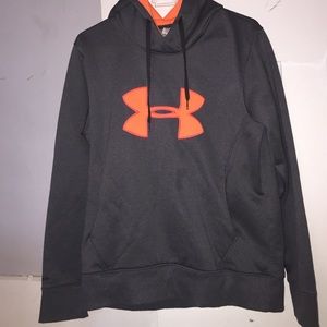 Under Amour orange and grey sweatshirt😍