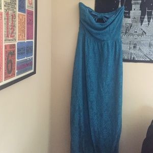 Open back maxi dress